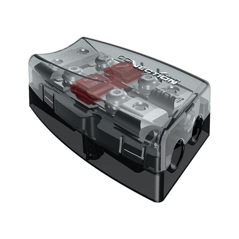 Connection BFD 21 Fordeler blok med sikringsholder fra 1 x 50mm2 til 2 x 25mm2 str�mkabel