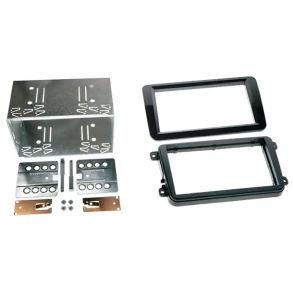 2-DIN Radioramme til Seat, Skoda & VW (Pianosort)