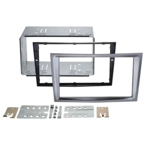 2-DIN Radioramme til Opel Antara, Astra m.m (Charcoal Metal)