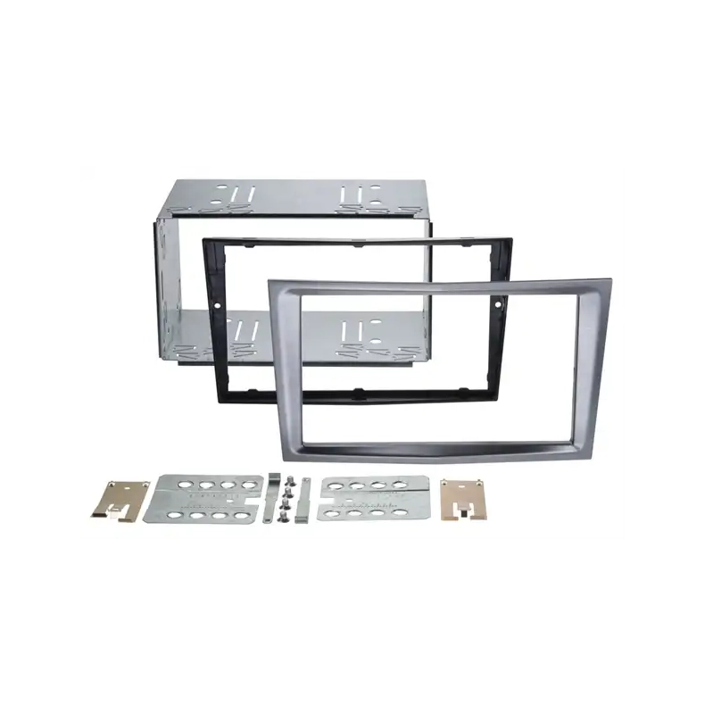 2-DIN Radioramme til Opel Antara, Astra m.m (Charcoal Metal)