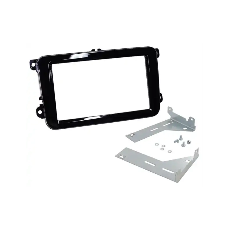 2-DIN Radioramme til Seat, Skoda & VW (Pianosort)