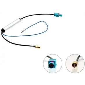 Antenneadapter FAKRA han til SMB hun med Phantom forst�rker