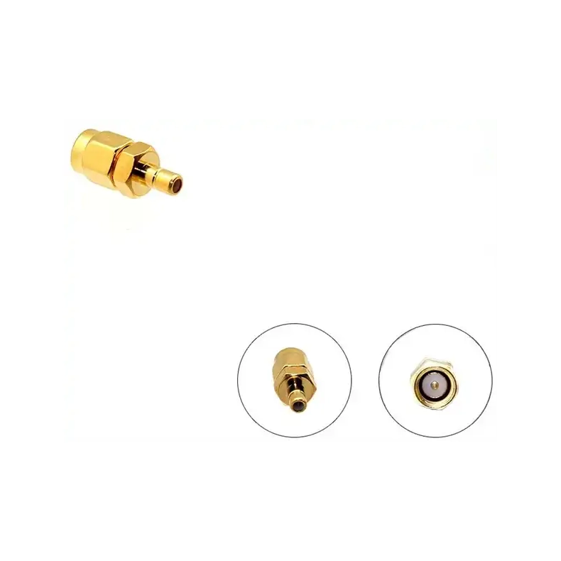 Antenneadapter SMB (push fit) til SMA (screw fit)