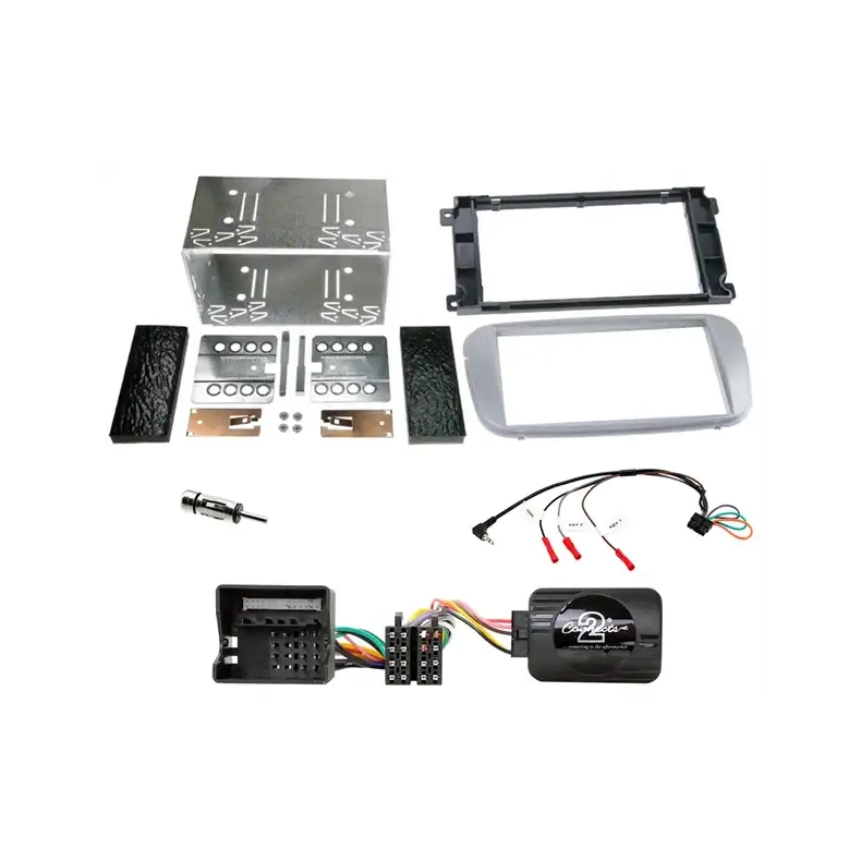 Komplet 2-DIN monteringss�t til Ford C-Max, Focus & Mondeo (S�lv)