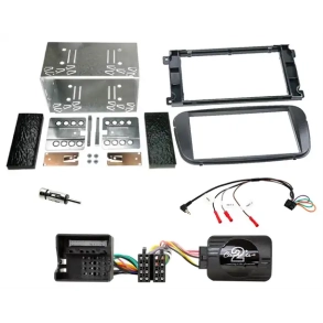Komplet 2-DIN monteringss�t til Ford C-Max, Focus & Mondeo (Sort)