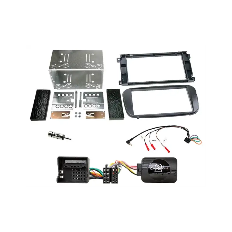 Komplet 2-DIN monteringss�t til Ford C-Max, Focus & Mondeo (Sort)