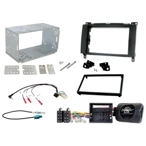 Komplet 2-DIN monteringss�t til Mercedes A-, B-Klasse m.m