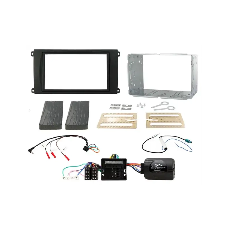 Komplet 2-DIN monteringss�t til Porsche Cayenne (9PA)