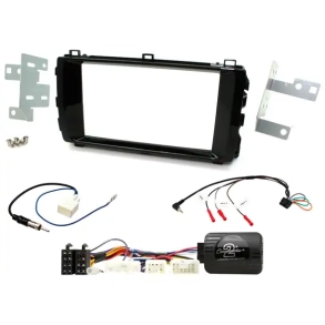 Komplet 2-DIN monteringss�t til Toyota Auris (E180) (Pianosort)