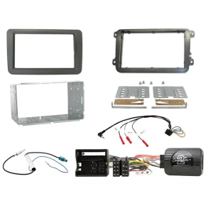 Komplet 2-DIN monteringss�t til Seat, Skoda & VW