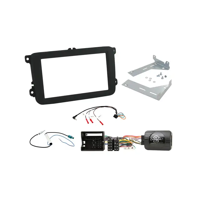 Komplet 2-DIN monteringss�t til Seat, Skoda & VW