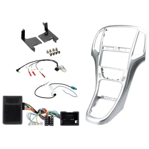 Komplet 2-DIN monteringss�t til Opel Astra (J) (S�lv)