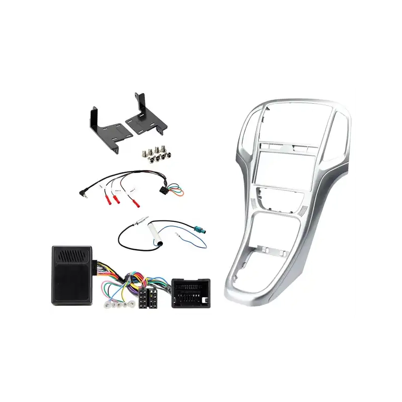 Komplet 2-DIN monteringss�t til Opel Astra (J) (S�lv)