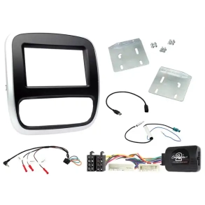 Komplet 2-DIN monteringss�t til Fiat, Nissan, Opel m.m.