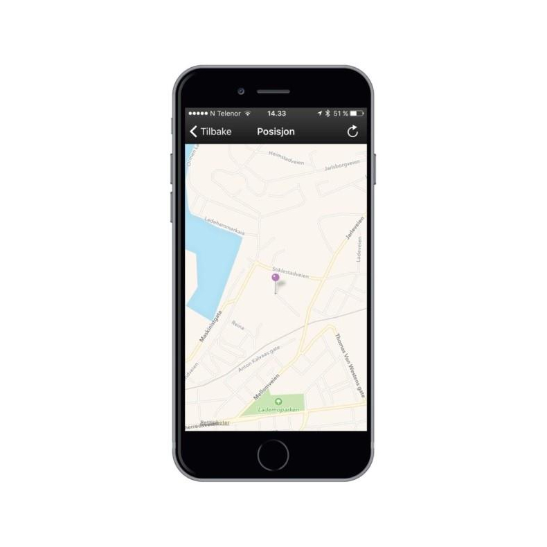 Defa Finder link tracker overv�gning og styring fra din telefon med en app