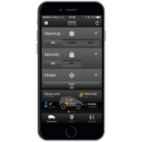 Defa Finder link tracker overv�gning og styring fra din telefon med en app