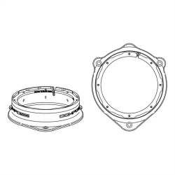 Helix Compose CFMK165 AUD.1 Til Audi, Lamborghini, Saab & Seat 6.5" FlexMount H�jttalerrammer