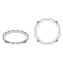 Helix Compose CFMK165 MB.1 Til Mercedes Sprinter (W907/910) 6.5" FlexMount H�jttalerrammer