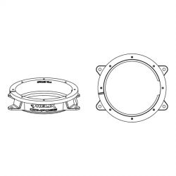 Helix Compose CFMK165 VOL.1 Til Volvo 6.5" FlexMount H�jttalerrammer