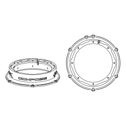 Helix Compose CFMK165 VW.2 til Audi, Cupra, Porsche, Seat & VW 6.5" FlexMount H�jttalerrammer