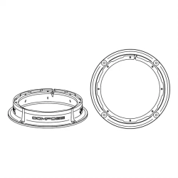 Helix Compose CFMK200 AUD.1 Til Audi & Lamborghini 8" FlexMount H�jttalerrammer