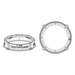 Helix Compose CFMK200 AUD.2 Til Audi, Cupra, Lamborghini & Seat 8" FlexMount H�jttalerrammer