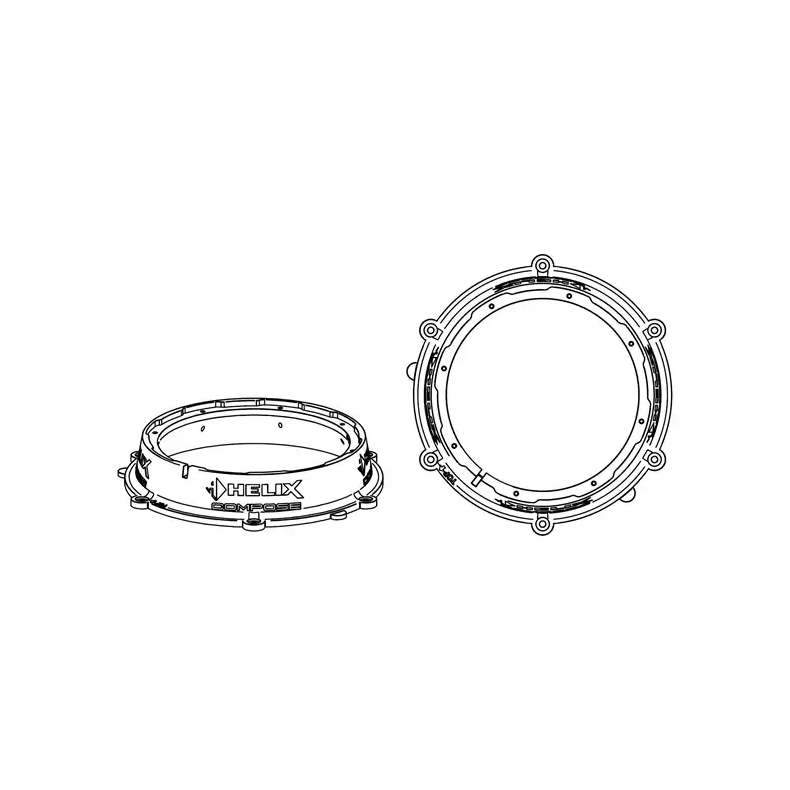 Helix Compose CFMK200 POR.6 Til Porsche Taycan 8" FlexMount H�jttalerrammer