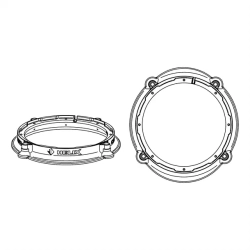 Helix Compose CFMK200 POR.7 Til Porsche 8" FlexMount H�jttalerrammer