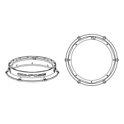 Helix Compose CFMK200 VW.1 Til VW Multivan & Transporter (T5/T6) 8" FlexMount H�jttalerrammer