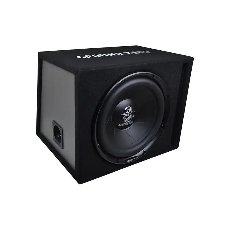 Ground Zero GZIB 30BR 12" subwoofer i kabinet til bil