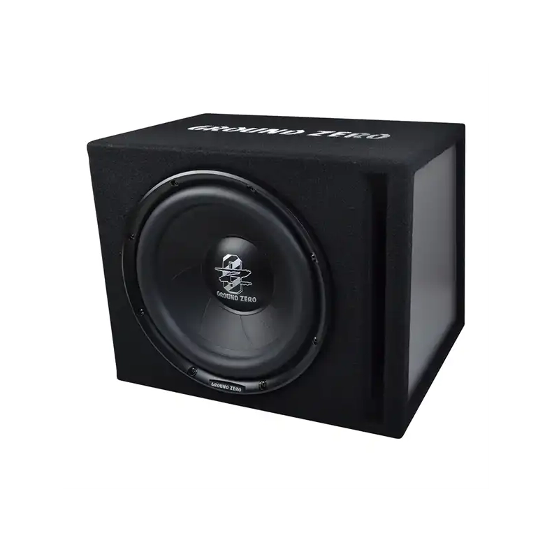 Ground Zero GZIB 30BR 12" subwoofer i kabinet til bil