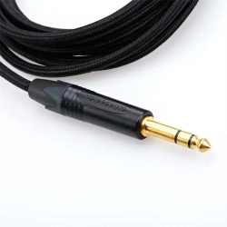Hifiman H�retelefon kabel med 6.35mm Jackstik 3 Meter