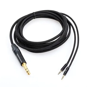 Hifiman H�retelefon kabel med 6.35mm Jackstik 3 Meter