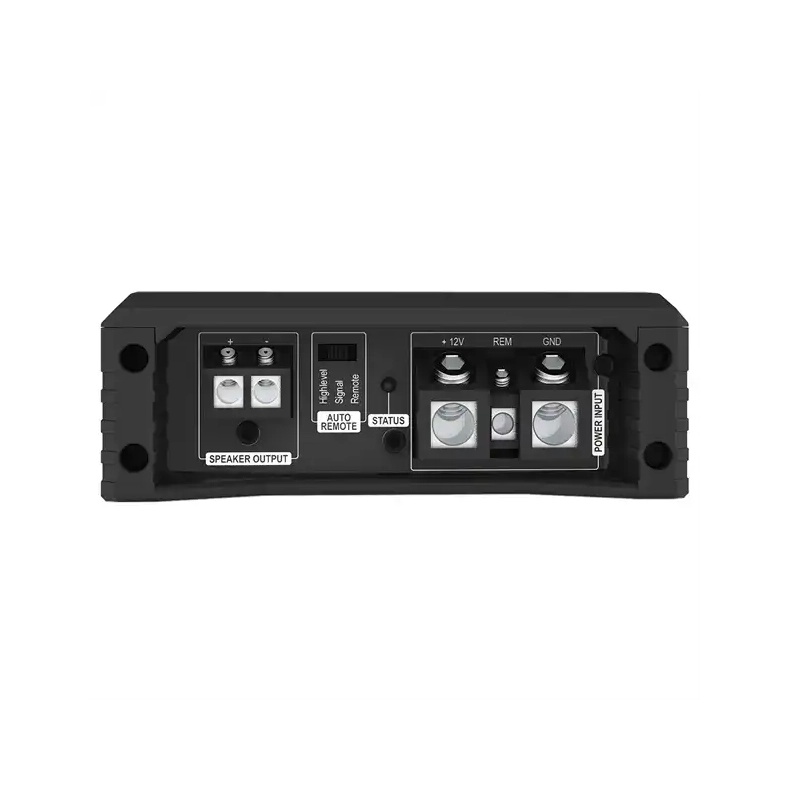 Helix Amplify 201 X-Over 1-kanals monoblok forst�rker til bil med fjernbetjening