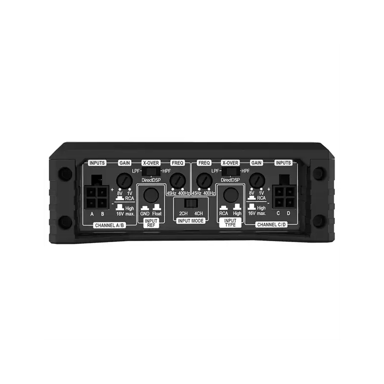 Helix Amplify 201 X-Over 1-kanals monoblok forst�rker til bil med fjernbetjening