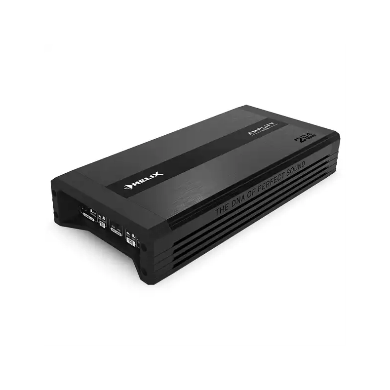 Helix Amplify 201 X-Over 1-kanals monoblok forst�rker til bil med fjernbetjening
