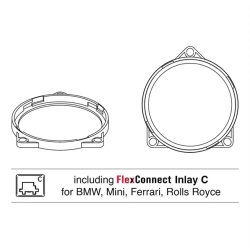 Helix Compose CFMK100 BMW.1 Til BMW, Ferrari, McLaren, Mini & Rolls Royce 4" FlexMount H�jttalerrammer