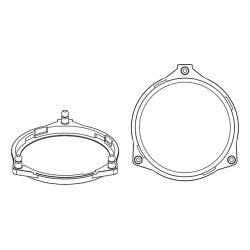 Helix Compose CFMK100 MB.4 Til Mercedes 4" FlexMount h�jttalerrammer