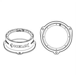 Helix Compose CFMK165 AUD.3 Til Audi Q7 (4M) 6.5" FlexMount H�jttalerrammer