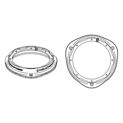 Helix Compose CFMK165 FOR.2 Til Ford Transit & VW Transporter (T8) 6.5" FlexMount H�jttalerrammer