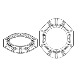 Helix Compose CFMK165 FOR.4 Til Ford 6.5" FlexMount H�jttalerrammer