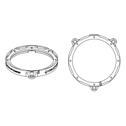 Helix Compose CFMK165 MB.5 Til Mercedes G-Klasse (W463) 6.5" FlexMount H�jttalerrammer