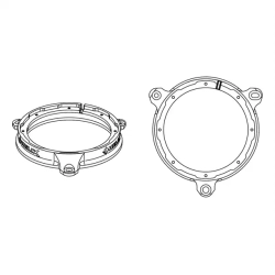 Helix Compose CFMK165 TOY.1 Til BYD, Subaru & Toyota 6.5" FlexMount H�jttalerrammer