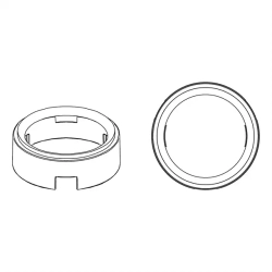 Helix Compose CFMK20 POR.1 Til Ferrari, Mercedes & Porsche 0.75" FlexMount Diskant h�jttalerrammer