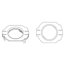 Helix Compose CFMK20 REN.1 Til Renault 0.75" FlexMount Diskant h�jttalerrammer
