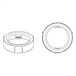 Helix Compose CFMK20 TES.1 Til Tesla Model 3 & Model Y 0.75" FlexMount Diskant h�jttalerrammer