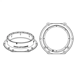 Helix Compose CFMK200 AUD.4 Til Audi Q7 (4M) & Q8 8" FlextMount H�jttalerrammer