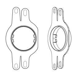 Helix Compose CFMK25 AUD.1 Til Audi 0.75"/1" FlextMount Diskant h�jttalerrammer