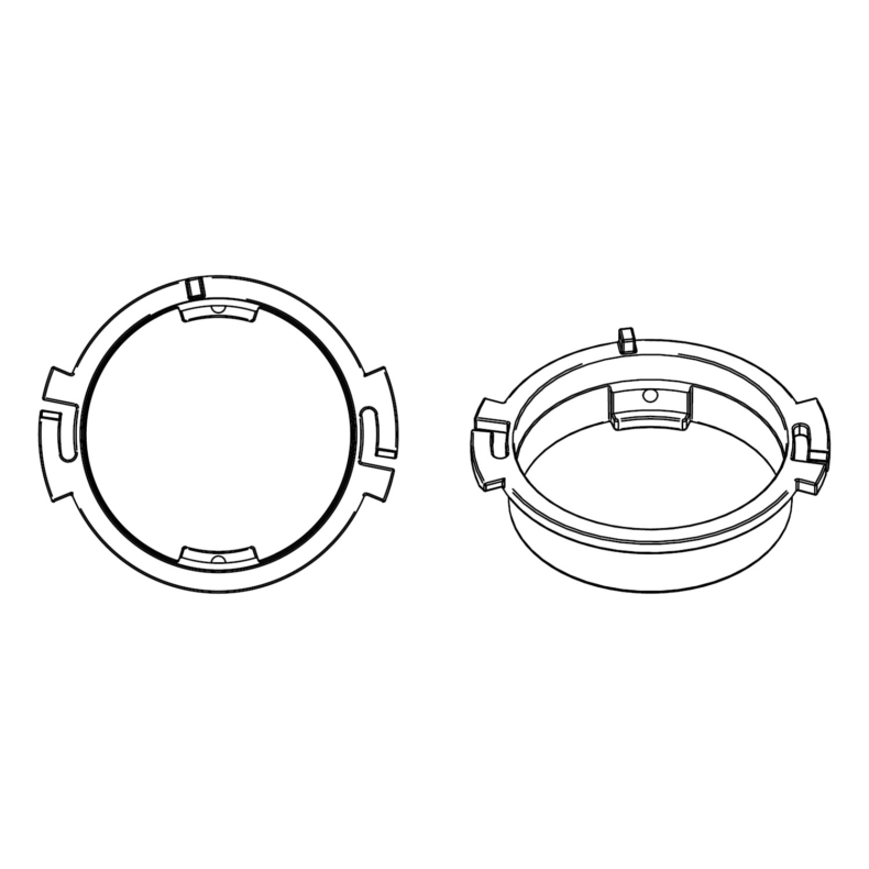 Helix Compose CFMK25 AUD.4 Til Audi 0.75"/1" FlextMount Diskant h�jttalerrammer