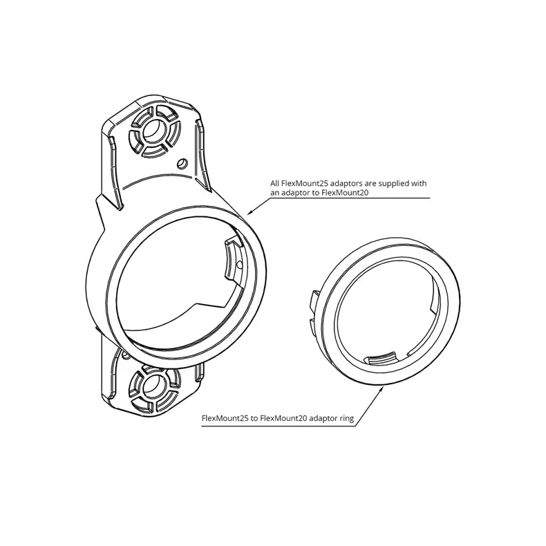 Helix Compose CFMK25 VOL.1 Til Polestar 2 & Volvo 0.75"/1" FlexMount Diskant h�jttalerrammer